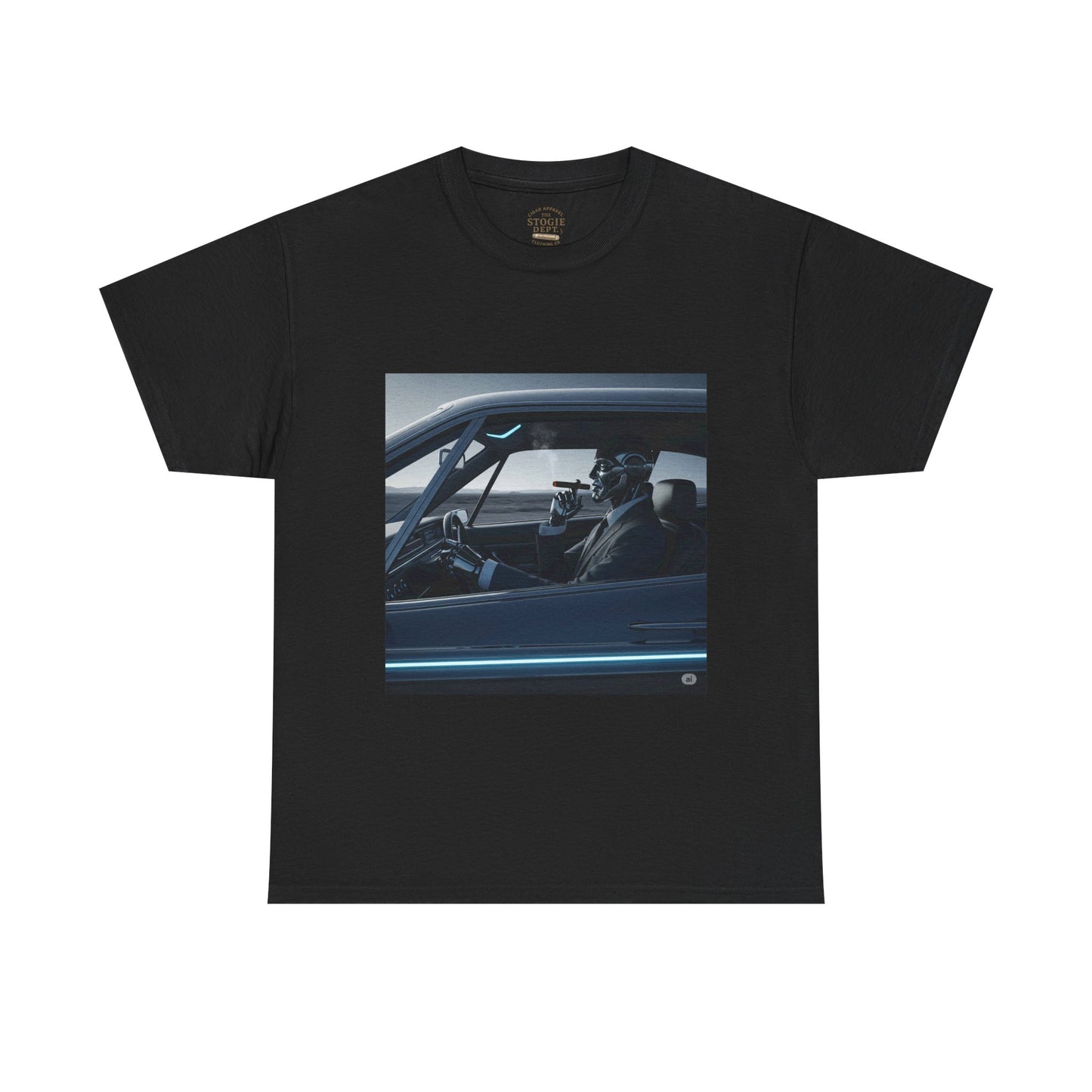 Vintage Car Driver Unisex Heavy Cotton Tee | Retro Graphic Shirt, Casual Wear, Gift for Car Lovers, Streetwear