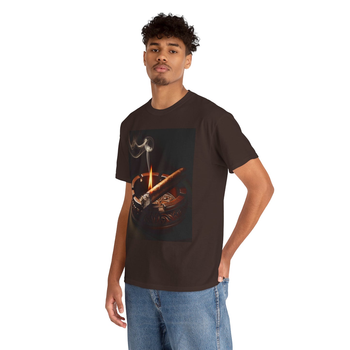 Cigarette Smoke Tee, Vintage Vibe T-Shirt