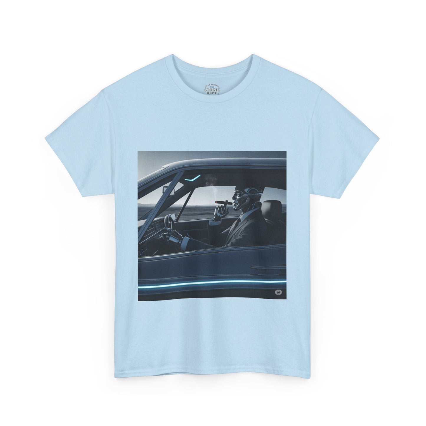 Vintage Car Driver Unisex Heavy Cotton Tee | Retro Graphic Shirt, Casual Wear, Gift for Car Lovers, Streetwear
