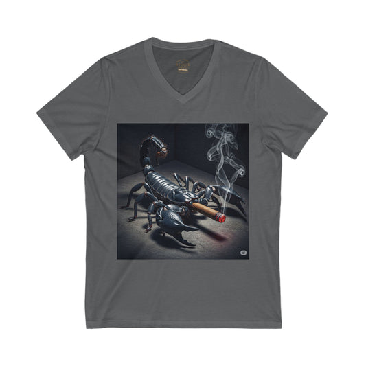Scorpion Smoke V-Neck Tee,