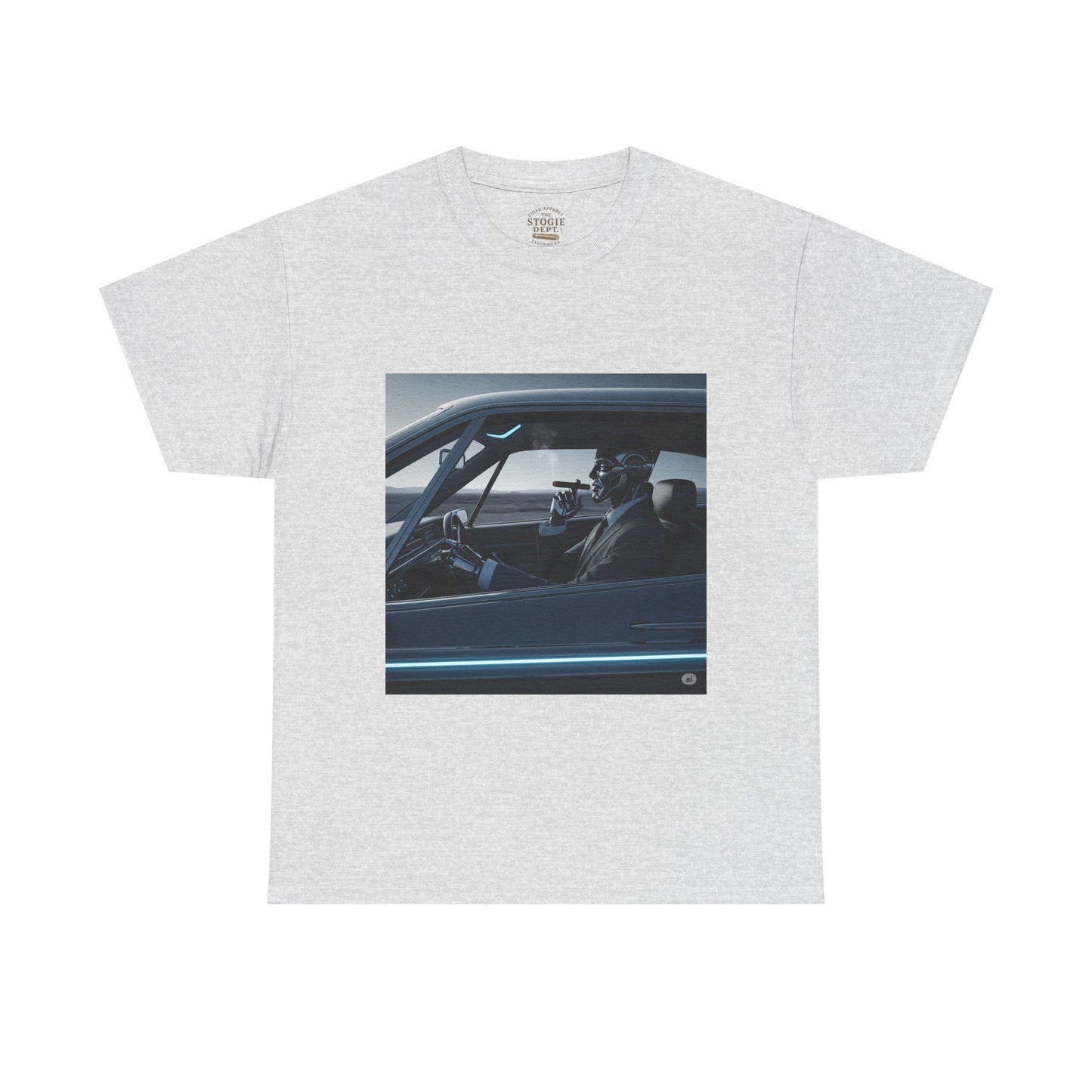 Vintage Car Driver Unisex Heavy Cotton Tee | Retro Graphic Shirt, Casual Wear, Gift for Car Lovers, Streetwear