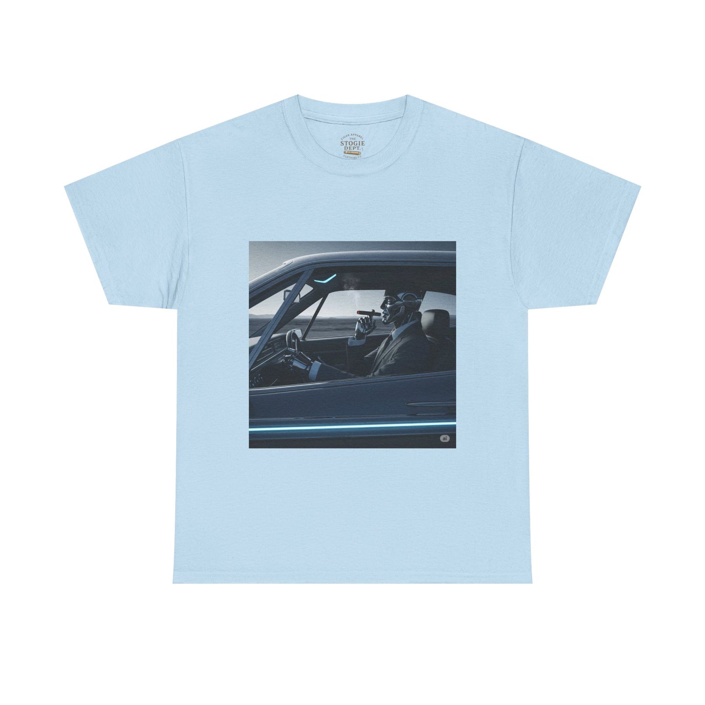 Vintage Car Driver Unisex Heavy Cotton Tee | Retro Graphic Shirt, Casual Wear, Gift for Car Lovers, Streetwear