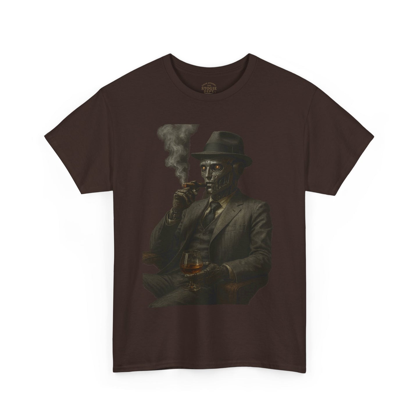 Vintage Style Smoking Man Tee, Unisex Cotton Shirt, Casual Wear, Gift for Him, Retro Graphic Tee, Unique Style T-Shirt