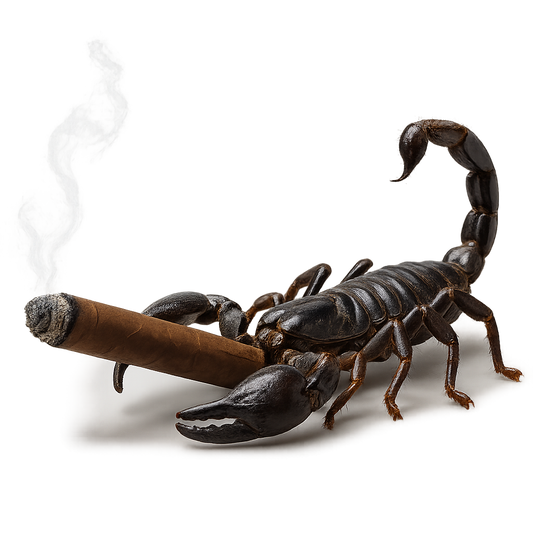 Cigar-Inspired Tee for Nature Lovers | Scorpion Graphic Shirt,