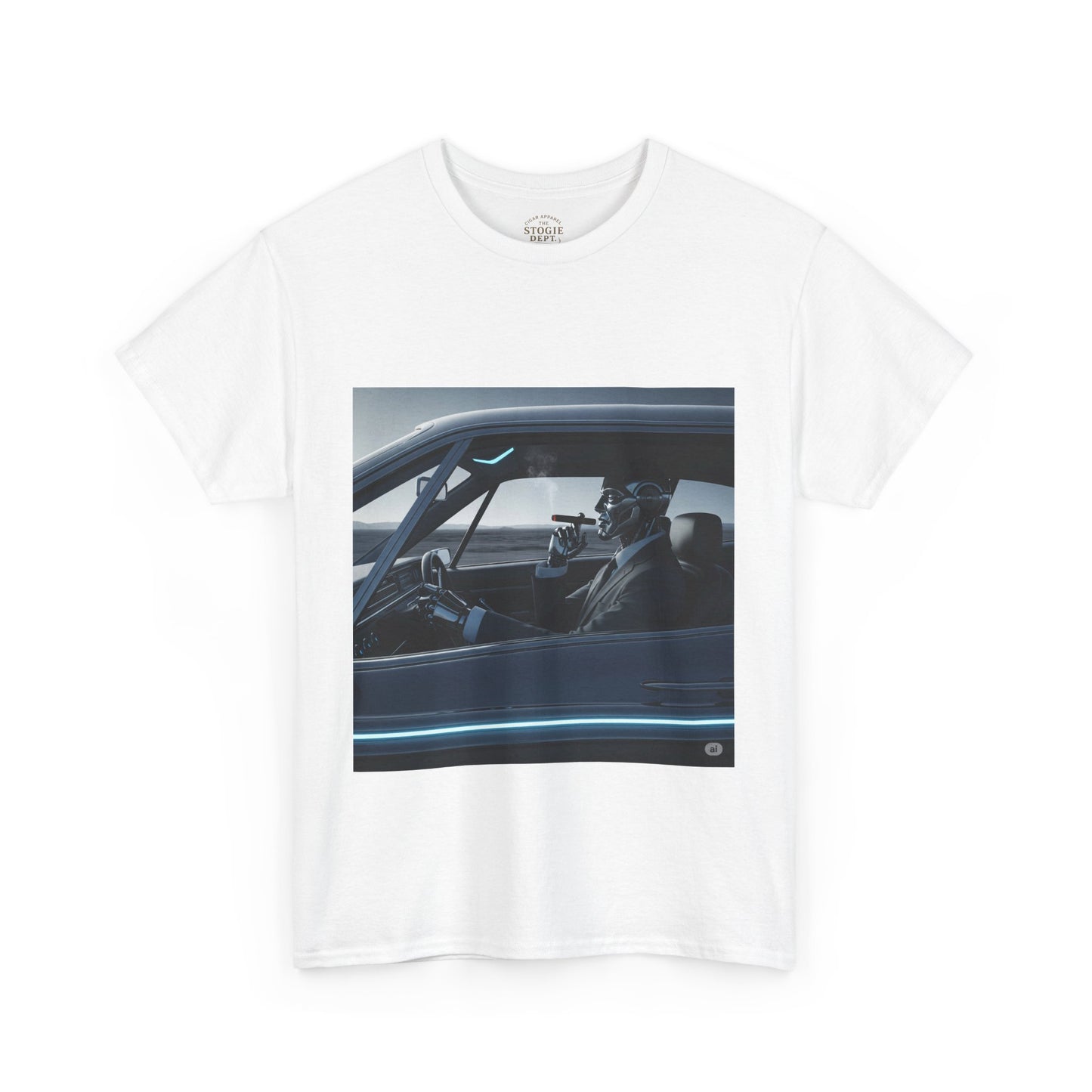 Vintage Car Driver Unisex Heavy Cotton Tee | Retro Graphic Shirt, Casual Wear, Gift for Car Lovers, Streetwear