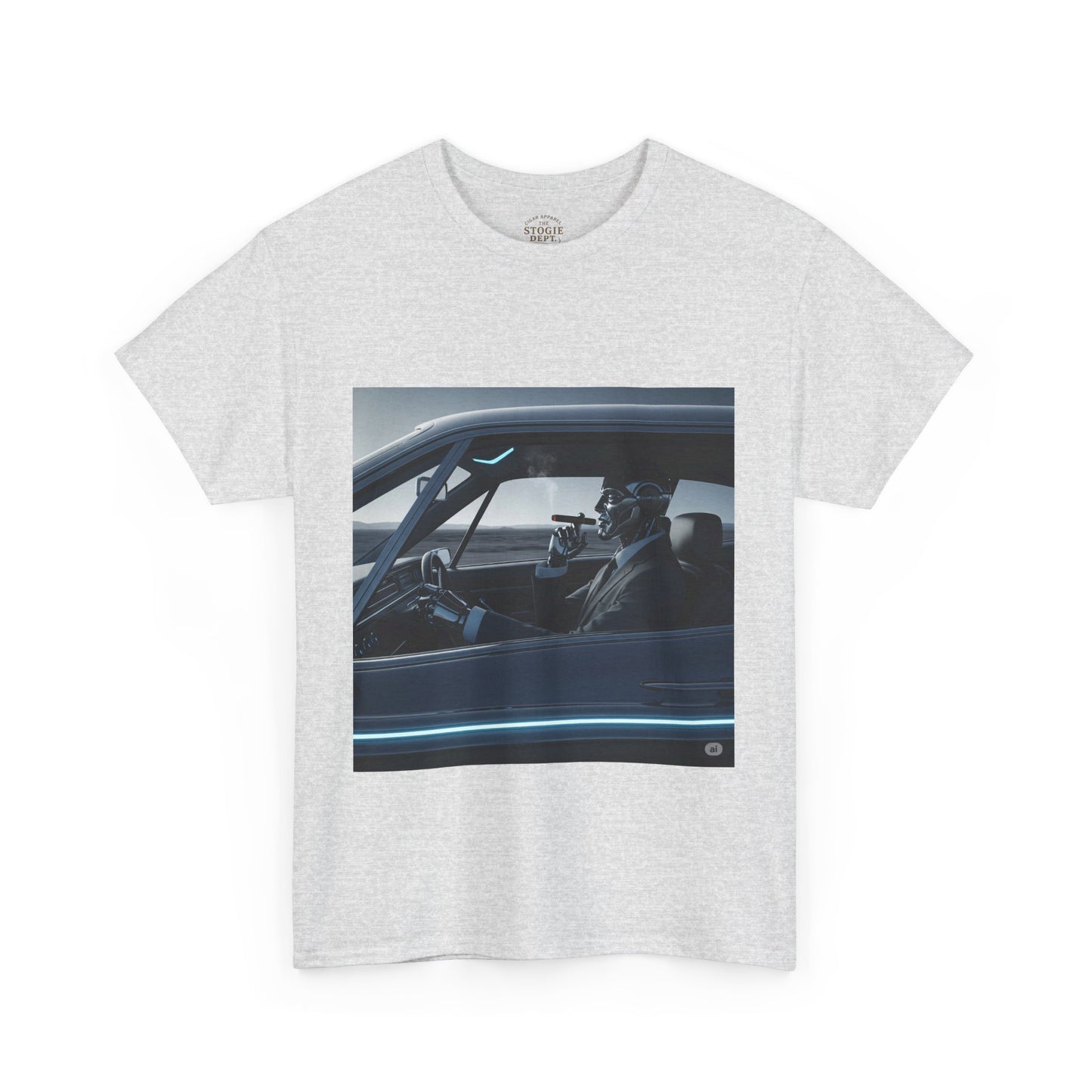 Vintage Car Driver Unisex Heavy Cotton Tee | Retro Graphic Shirt, Casual Wear, Gift for Car Lovers, Streetwear