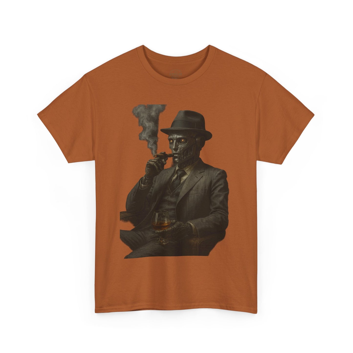 Vintage Style Smoking Man Tee, Unisex Cotton Shirt, Casual Wear, Gift for Him, Retro Graphic Tee, Unique Style T-Shirt